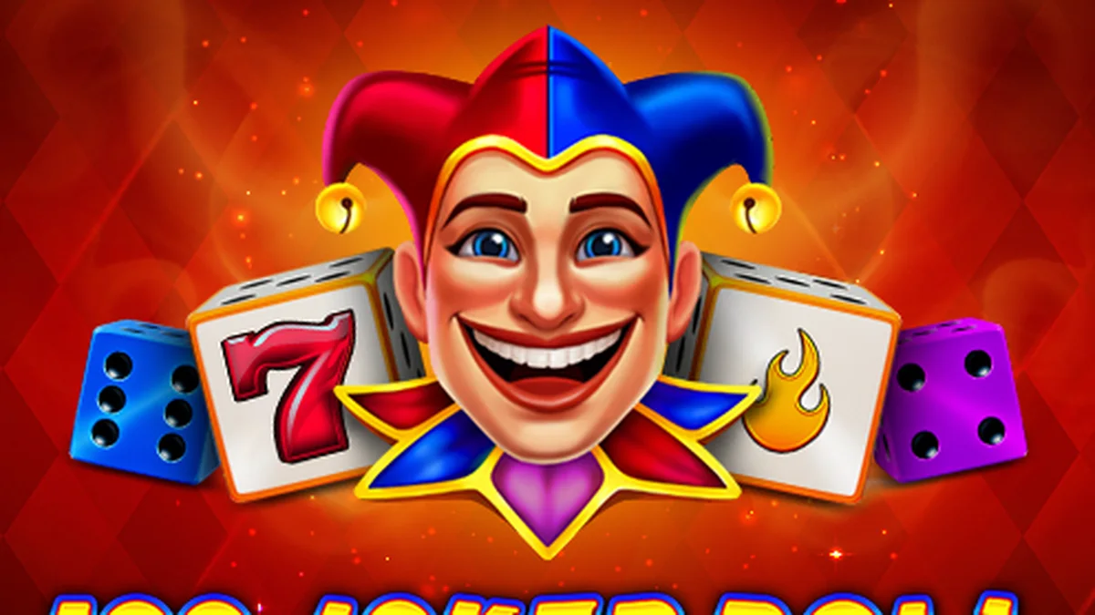 Tampilan visual mesin slot 100 Joker Roll